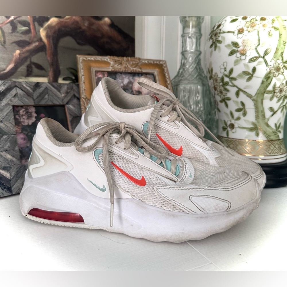 Nike Air Max Bolt in the "White/Light Dew/Turf Orange" colorway